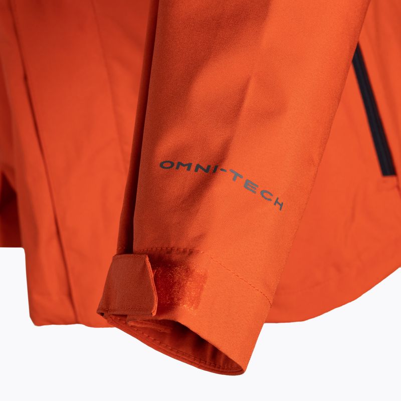 Giacca da pioggia Columbia Earth Explorer da uomo, rosso quarzo 20