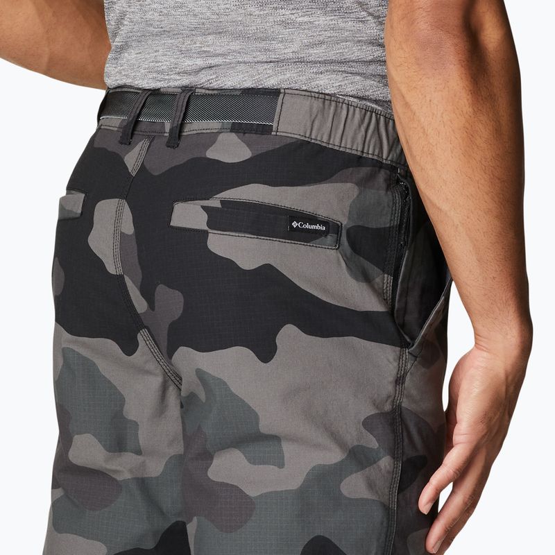 Pantaloni da trekking Columbia Wallowa Belted nero mod camo da uomo 7