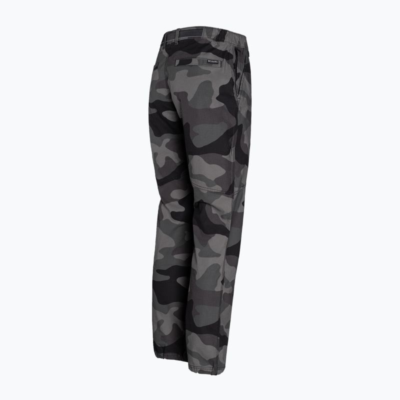 Pantaloni da trekking Columbia Wallowa Belted nero mod camo da uomo 10