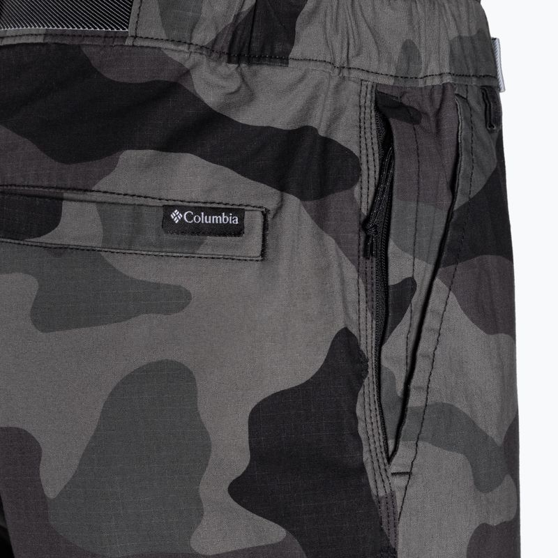 Pantaloni da trekking Columbia Wallowa Belted nero mod camo da uomo 11