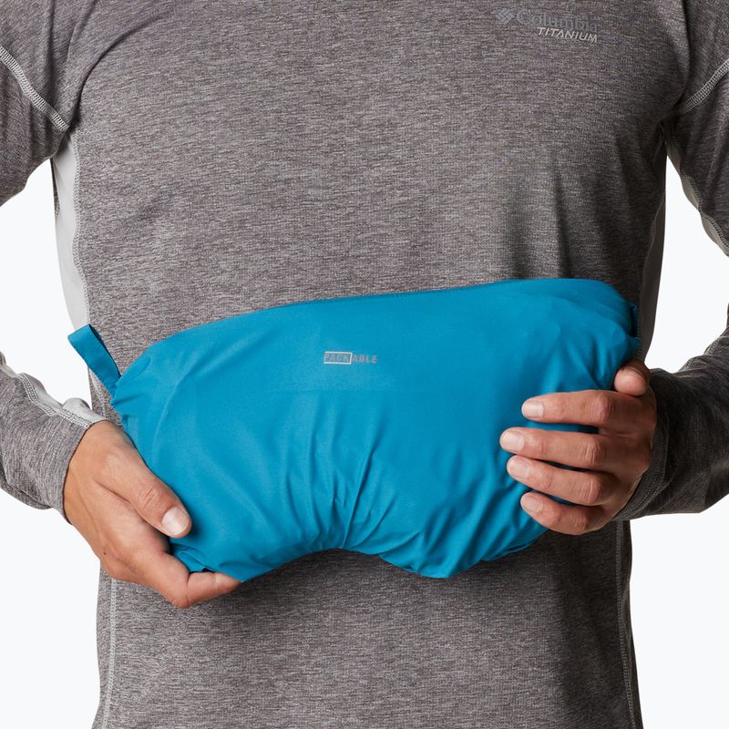 Giacca da pioggia Columbia Titan Pass 2.5L da uomo grigio nimbus/marino scuro 3