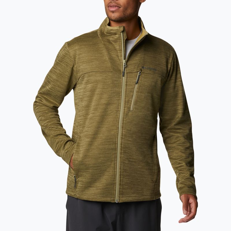 Felpa da trekking Columbia Maxtrail II Fleece Full Zip savory heather uomo