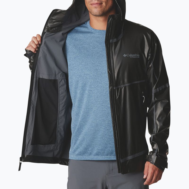 Giacca da pioggia Columbia OutDry Extreme Mesh uomo nero 5