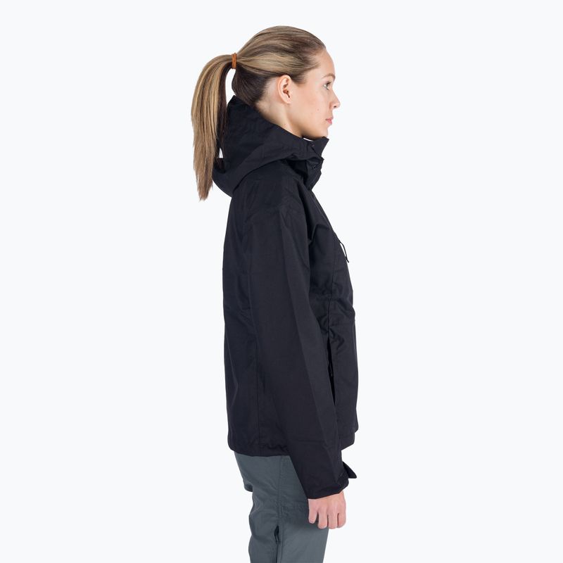 Giacca da pioggia Columbia da donna Hikebound nero 3