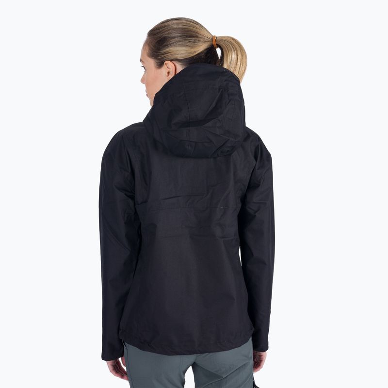 Giacca da pioggia Columbia da donna Hikebound nero 4