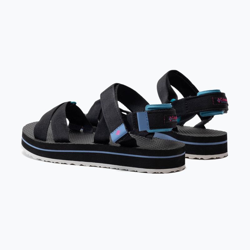 Sandali da trekking da donna Columbia Alava Sandal nero/rosa scuro 3
