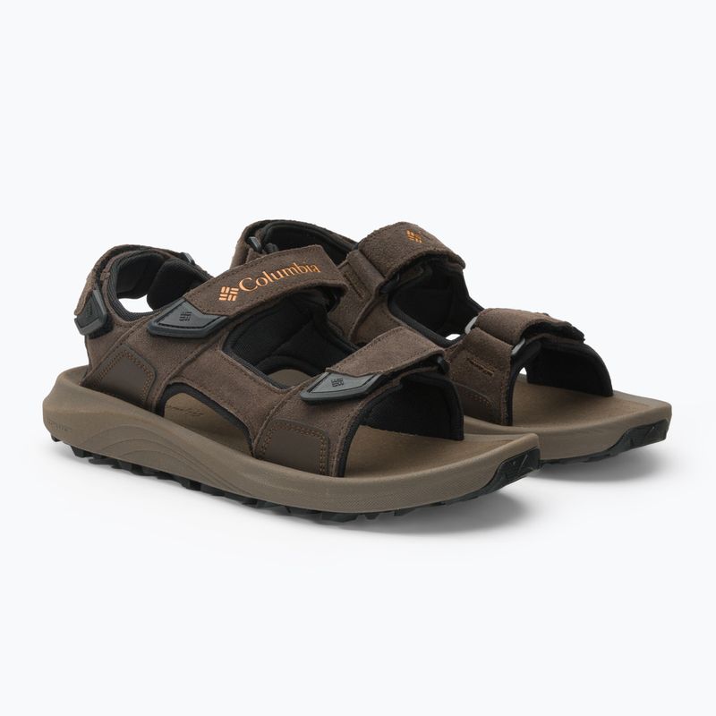 Columbia Trailstorm Hiker 3 Strap cordovan/oro ambra sandali da trekking da uomo 4