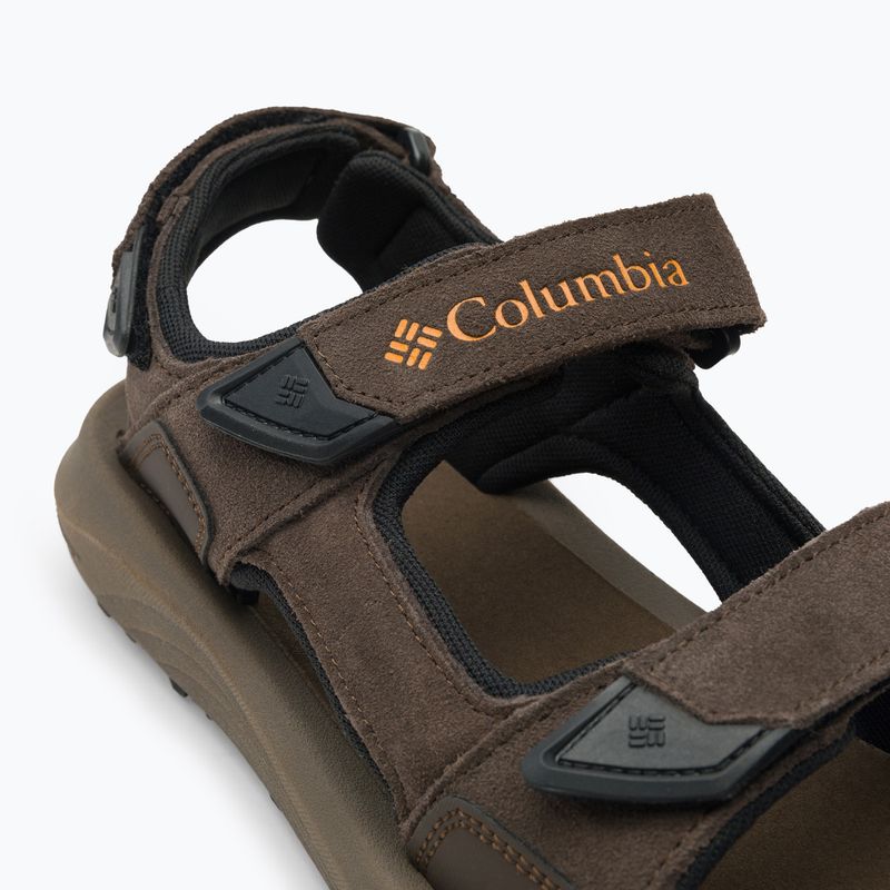 Columbia Trailstorm Hiker 3 Strap cordovan/oro ambra sandali da trekking da uomo 7