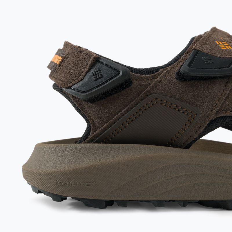 Columbia Trailstorm Hiker 3 Strap cordovan/oro ambra sandali da trekking da uomo 10