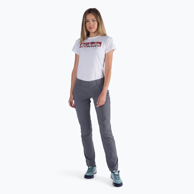 Pantaloni trekking donna Columbia Saturday Trail EU city grigio 2
