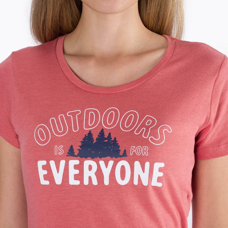 Columbia Daisy Days Graphic, camicia da trekking da donna in erica corallo scuro/seek outdoors 5