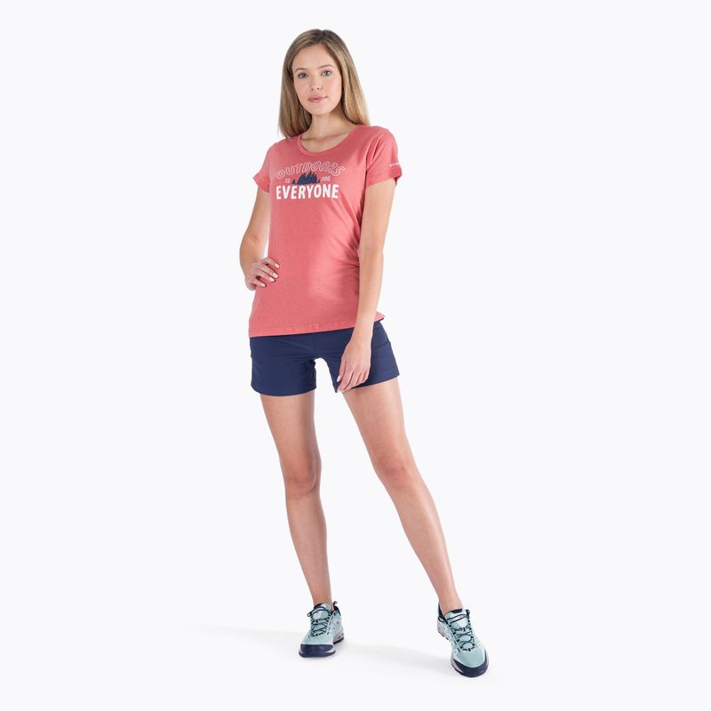Columbia Daisy Days Graphic, camicia da trekking da donna in erica corallo scuro/seek outdoors 6