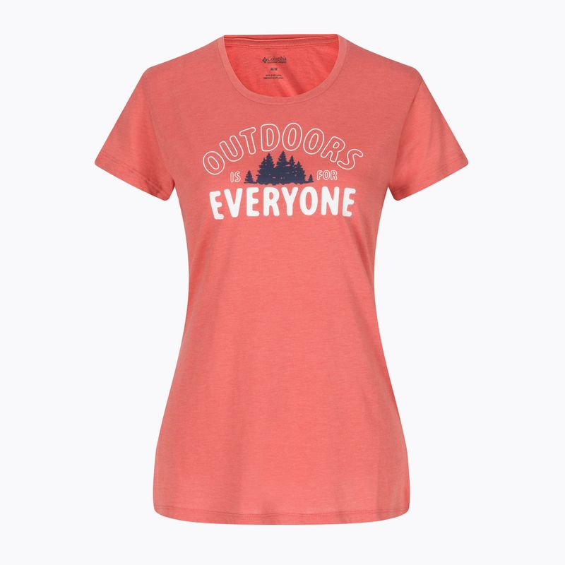 Columbia Daisy Days Graphic, camicia da trekking da donna in erica corallo scuro/seek outdoors 7