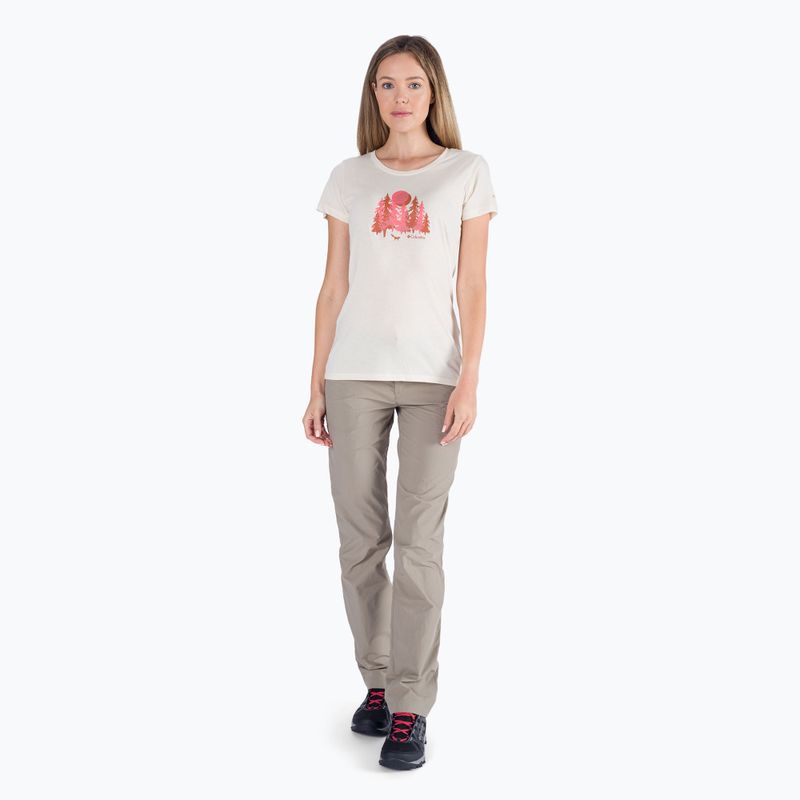 Columbia Daisy Days - Maglietta da trekking da donna Graphic chalk/thru the pines 6