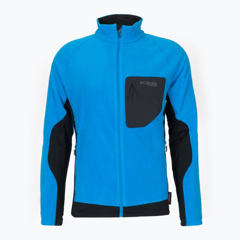Felpa da trekking Columbia Titan Pass 2.0 II bussola blu/nero uomo 9