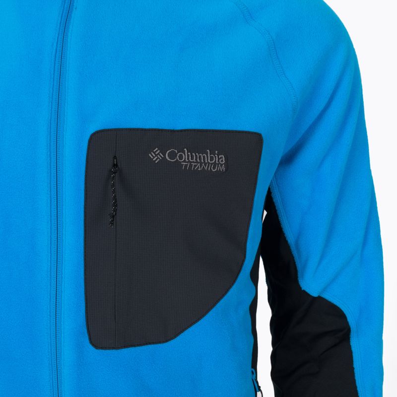 Felpa da trekking Columbia Titan Pass 2.0 II bussola blu/nero uomo 11