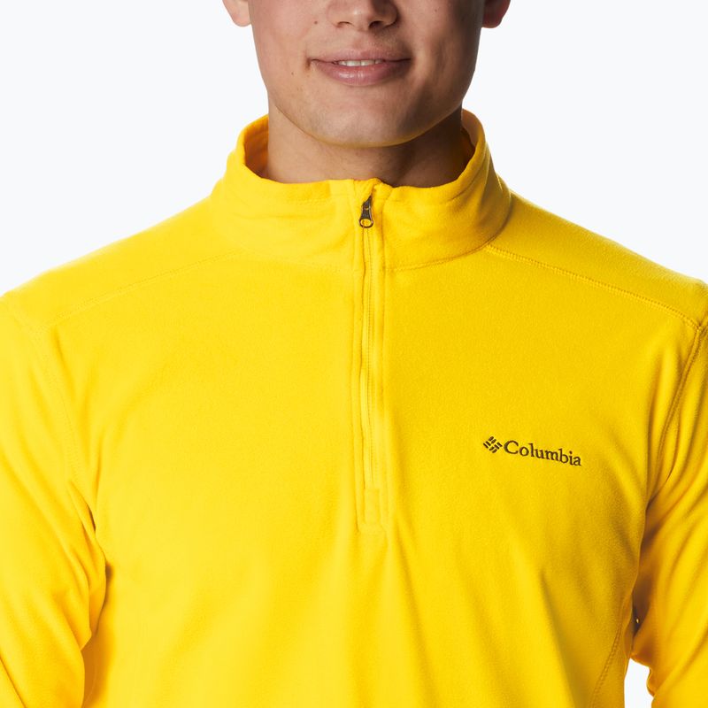 Felpa da trekking Columbia Klamath Range II HZ laser lemon da uomo 5