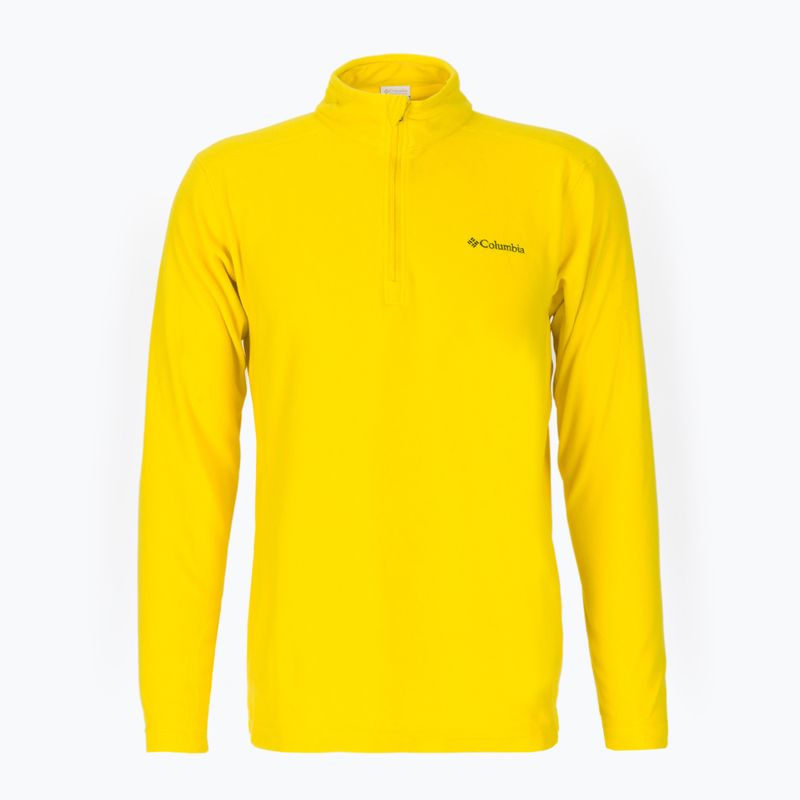 Felpa da trekking Columbia Klamath Range II HZ laser lemon da uomo 6