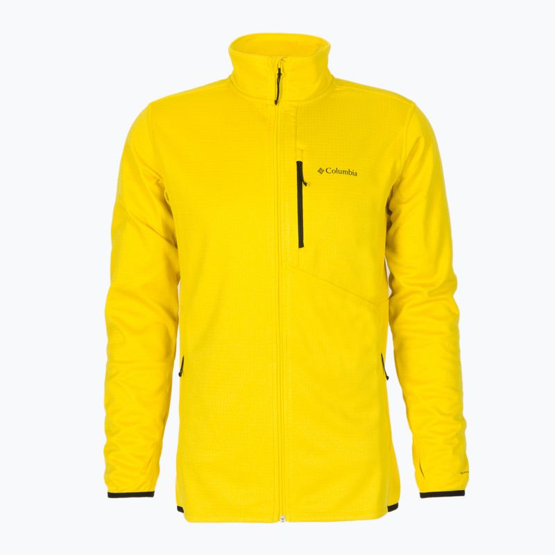 Felpa da trekking Columbia Park View FZ laser lemon heather uomo 6