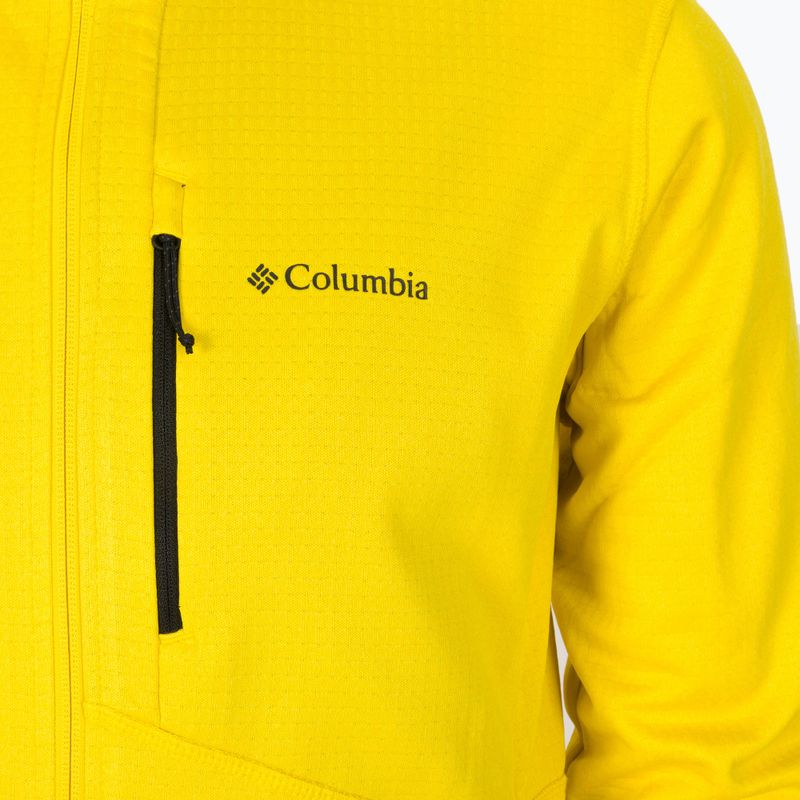 Felpa da trekking Columbia Park View FZ laser lemon heather uomo 8