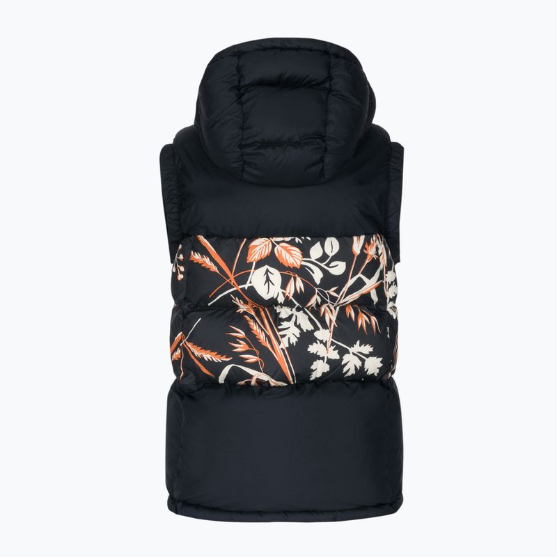 Columbia Pike Lake II Insulated nero/nero stampa fallgrass giacca senza maniche da donna 9