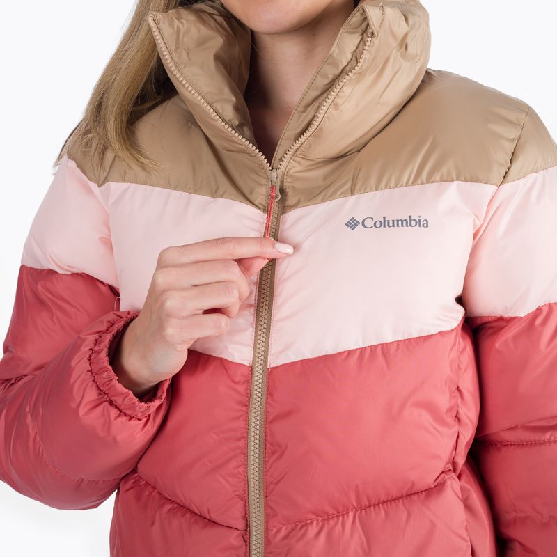 Piumino Columbia Puffect Color Blocked donna corallo scuro/beach blossom/beach 5
