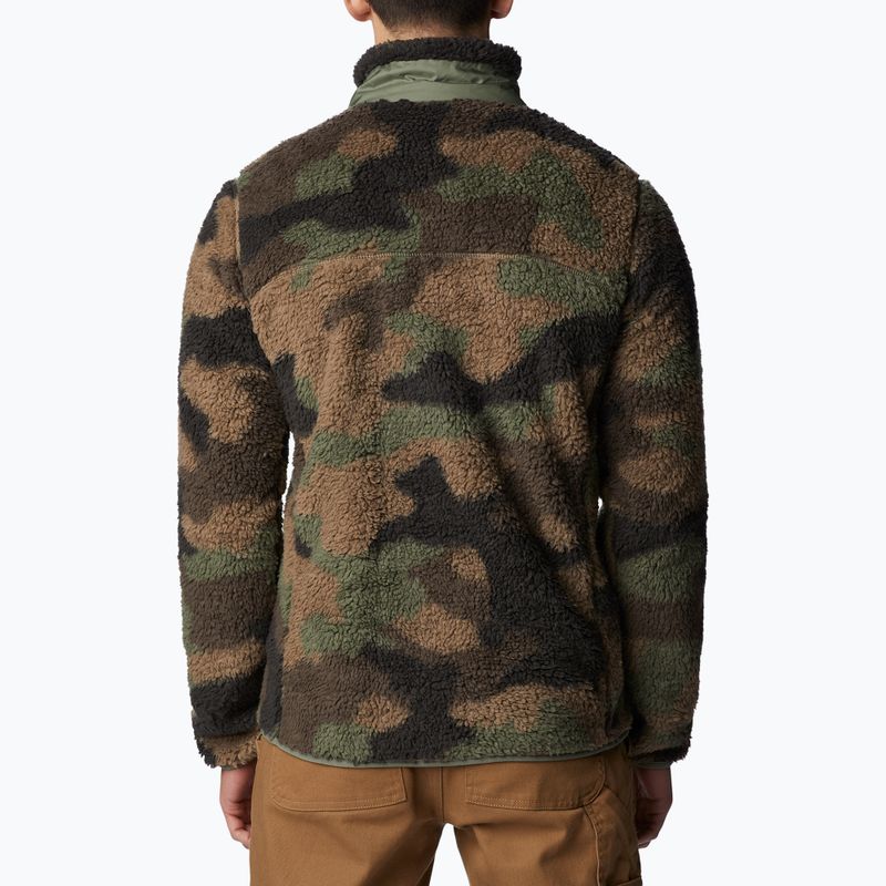 Felpa trekking Columbia Winter Pass Print Fleece cypress mod camo da uomo 2