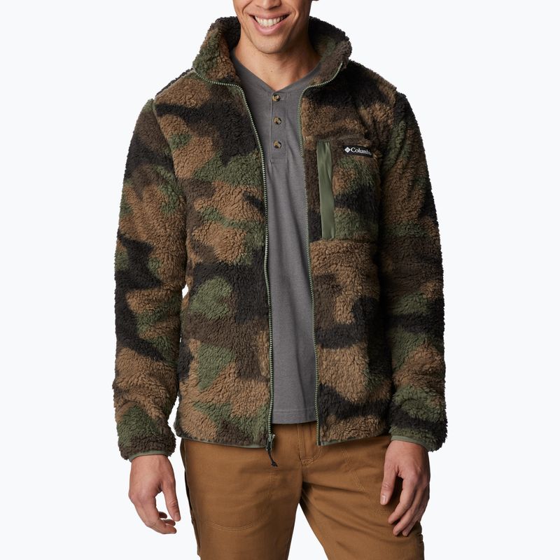 Felpa trekking Columbia Winter Pass Print Fleece cypress mod camo da uomo 3