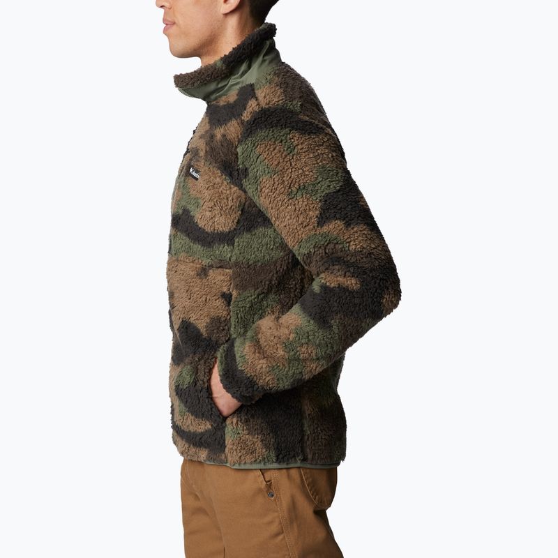 Felpa trekking Columbia Winter Pass Print Fleece cypress mod camo da uomo 4
