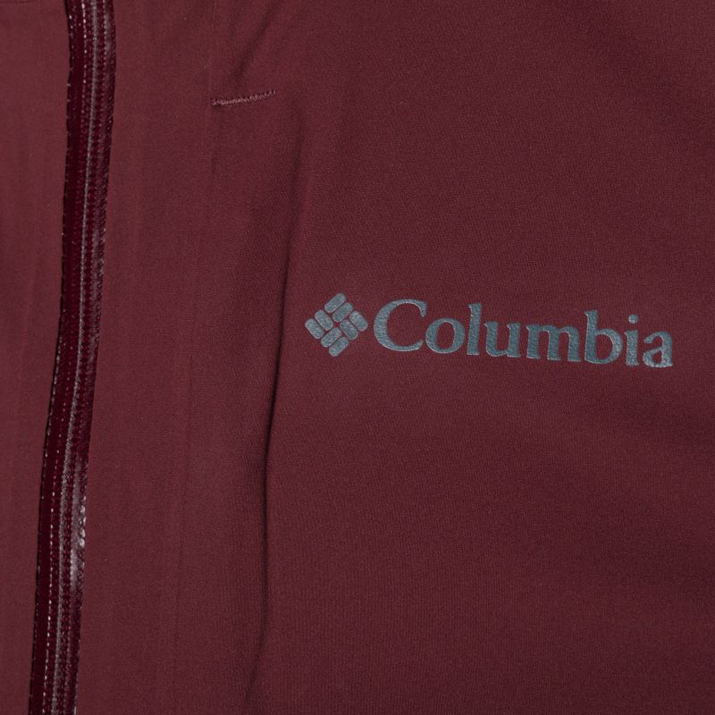 Giacca da pioggia Columbia Omni-Tech Ampli-Dry da uomo in sambuco 3