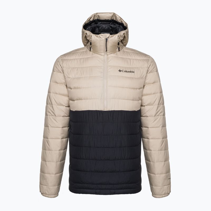 Piumino Columbia Powder Lite Anorak fossile antico/nero da uomo