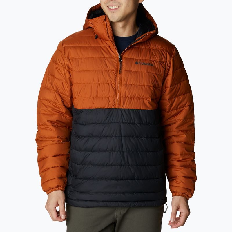 Columbia Powder Lite piumino da uomo Anorak caldo rame/nero 6