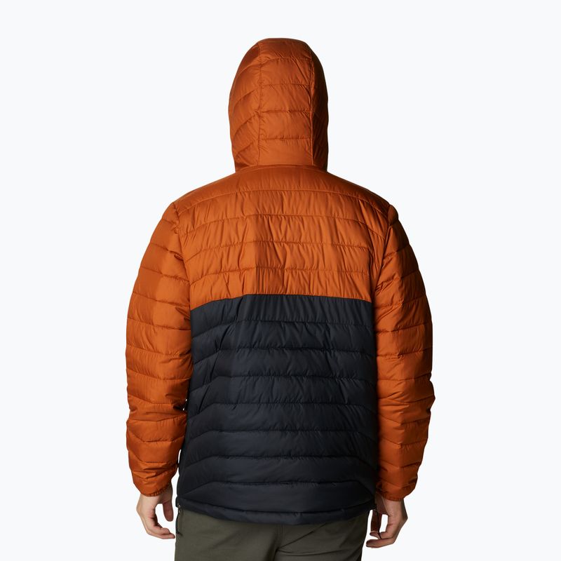Columbia Powder Lite piumino da uomo Anorak caldo rame/nero 8