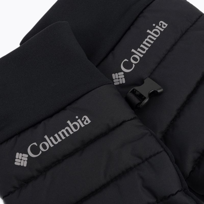 Guanti da trekking da donna Columbia Powder Lite nero 4