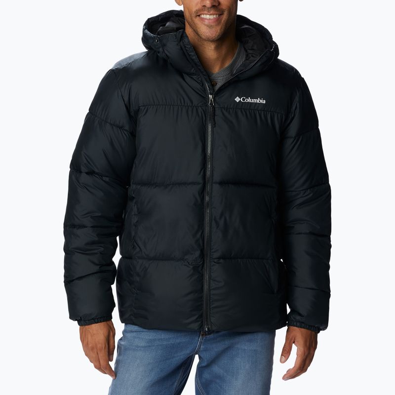 Columbia Puffect Uomo Piumino con cappuccio nero