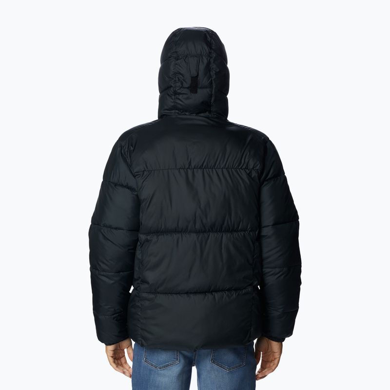 Columbia Puffect Uomo Piumino con cappuccio nero 2
