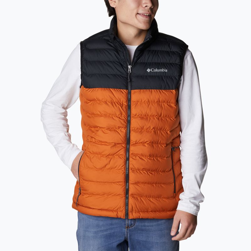 Giacca senza maniche Columbia Powder Lite warm copper/nero da uomo