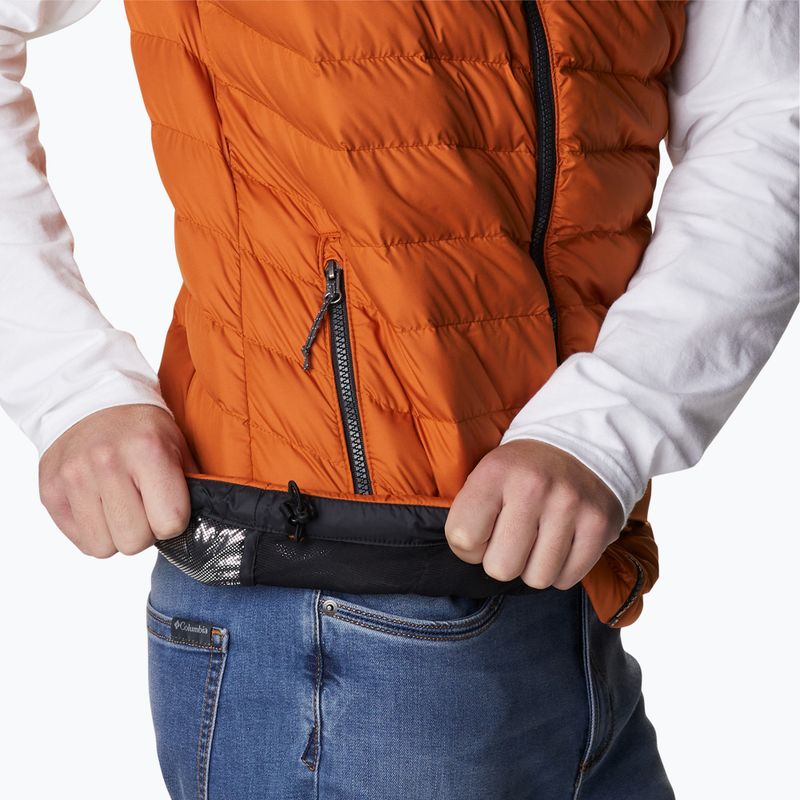 Giacca senza maniche Columbia Powder Lite warm copper/nero da uomo 6