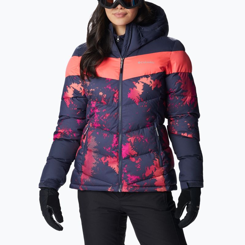 Columbia Abbott Peak Insulated giacca da sci da donna lookup notturno/notturno/sole al neon