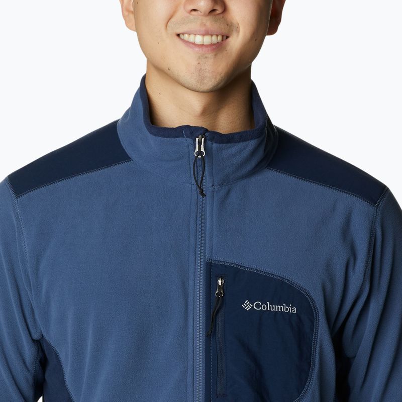 Felpa da trekking Columbia Klamath Range Full Zip uomo dark mountain/collegiate navy 4