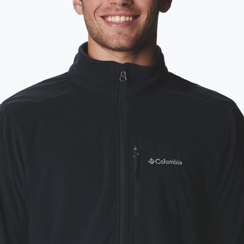 Felpa da trekking Columbia Klamath Range Full Zip uomo nero 4