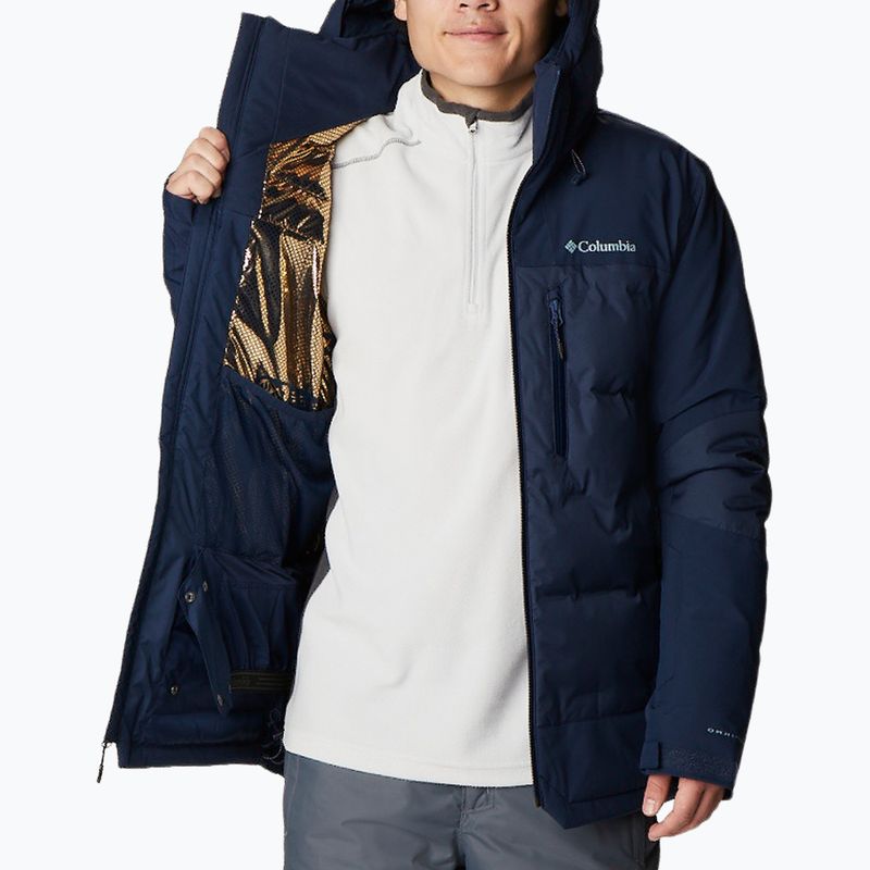 Giacca da sci Columbia Wild Card II Down collegiale da uomo, colore navy 4
