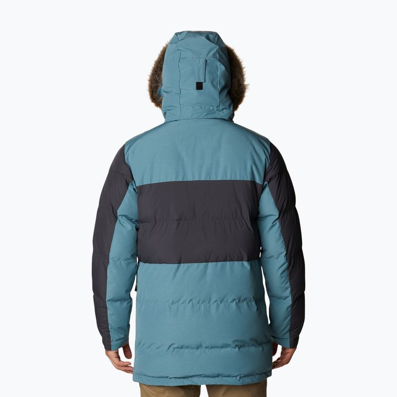 Columbia Marquam Peak Fusion Down Coat Parka Uomo metallo/squalo 3