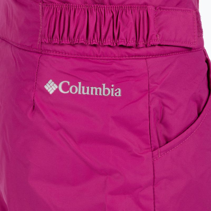 Pantaloni da sci Columbia Starchaser Peak II per bambini, fucsia selvaggio 6