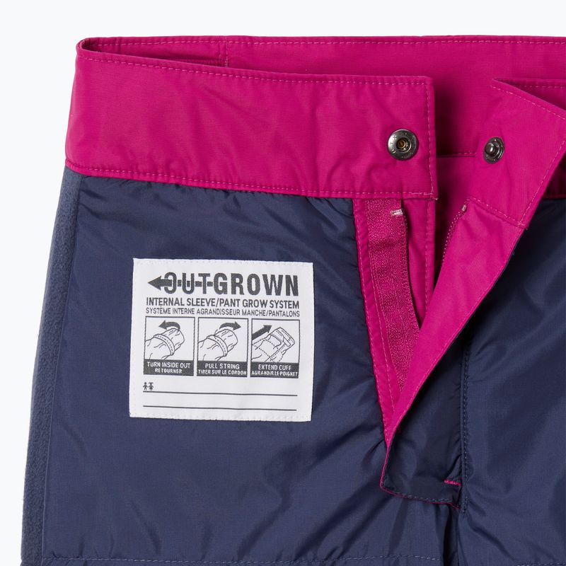 Pantaloni da sci Columbia Starchaser Peak II per bambini, fucsia selvaggio 7