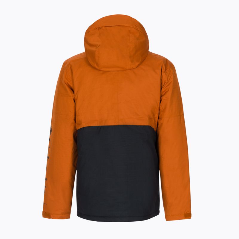 Giacca invernale Columbia Point Park Insulated, calda, rame/nera, da uomo 10
