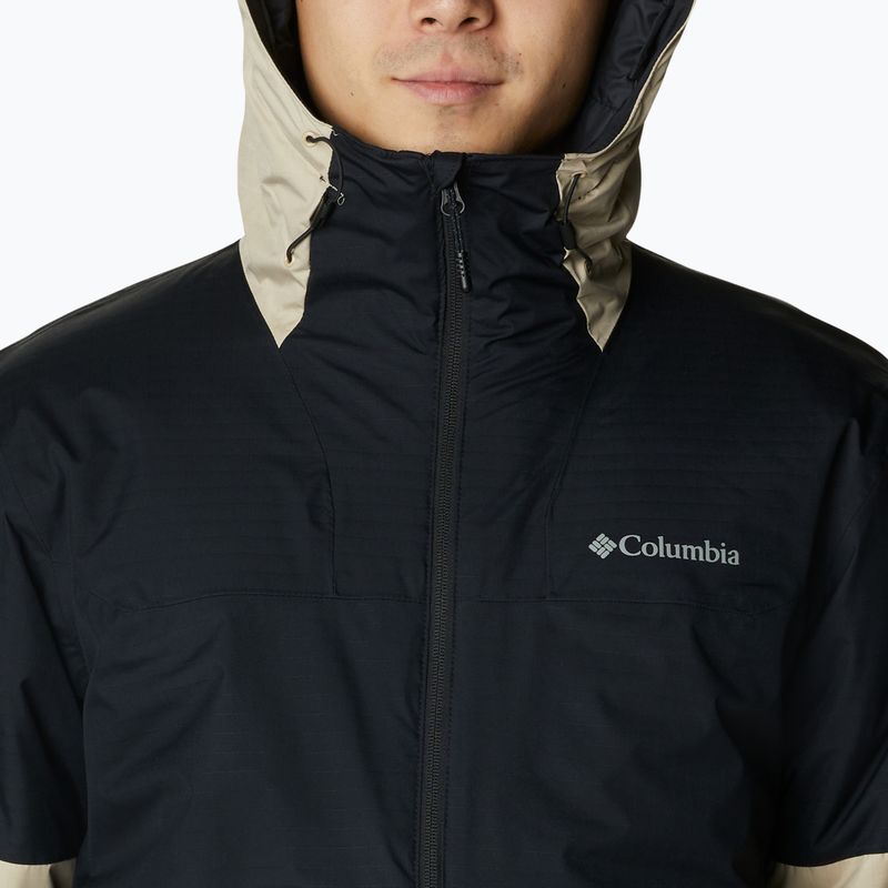 Giacca invernale Columbia Point Park Insulated da uomo nero/cordovan/fossile antico 5