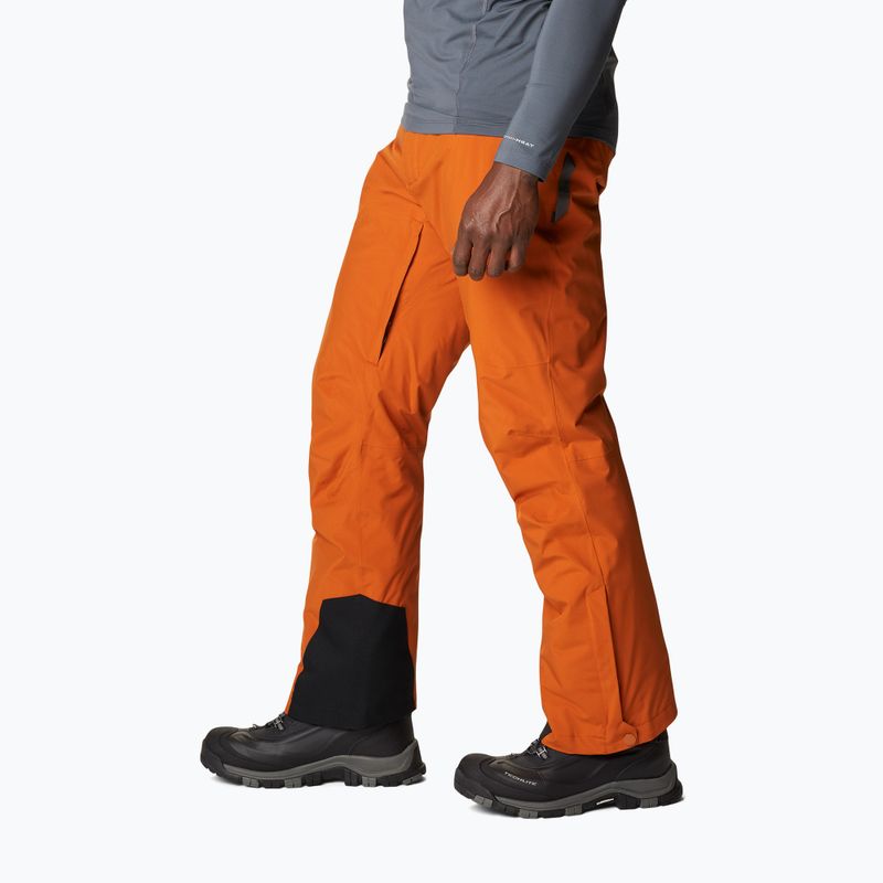 Columbia Kick Turn II pantaloni da sci da uomo rame caldo 2