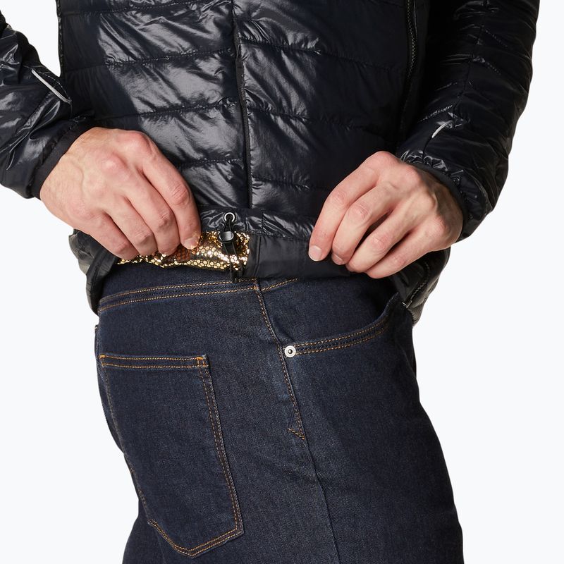 Piumino Columbia Platinum Peak da uomo con cappuccio nero 5