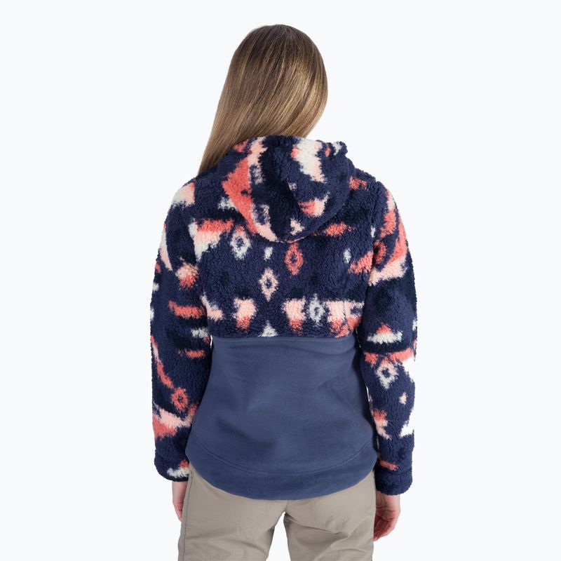 Columbia donna Winter Pass Sherpa Felpa da trekking con cappuccio stampa rocky mt/nocturnal 3